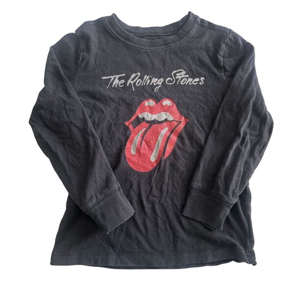The Rolling Stones Toddler Long Sleeve Graphic Tee By Old Navy 5T - Picture 1 of 5